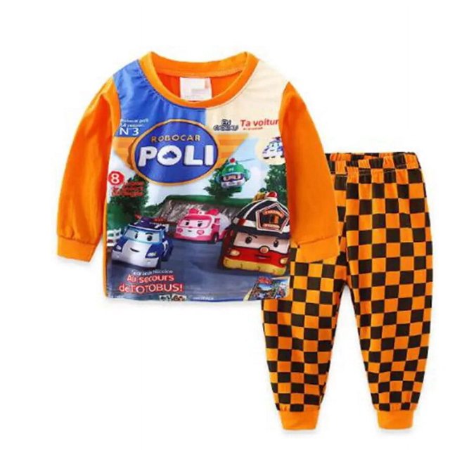 Pijamas para bebés y niñas, conjuntos de ropa para niños de 2, 3, 4, 5, 6 y 7 años, camisetas y pantalones, 100% algodón, novedad