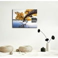 thumbnail image 4 of Stunning Nature Scenery Wall Art for Bedroom,Yellow Tree Landscape Painting Print Artwork Decor,Elegant Nature Plant Bathed in Sunlight,Bracket Fixed Canvas Wall Art Ready to Hang,Inner Frame(12x16), 4 of 6