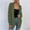 Army Green, variant on LOVZFMLL Cardigan for Women's Cardigan Color Coarse Knit Loose Oversized Knitwear