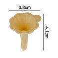 thumbnail image 2 of 4-Piece All Purpose Wide-Mouth Bright Orange Plastic Funnel Set for Quick and Clean Transferring Liquids, Dry Goods, Between Pitchers, Bottles, Cans and Containers, 2 of 5