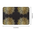 thumbnail image 3 of Uemuo Gold Mandala Printed Door Mat Indoor Doormat 16"x24",Front Back Door Mats Non Slip Entrance Rugs,Inside Doormats for Entryway, 3 of 9