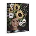 thumbnail image 2 of Stupell Industries Eclectic Girl Wearing Flower Crown Yellow White Blossoms Canvas Art, 16 x 20, by Amanda Hilburn, 2 of 7