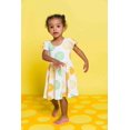 thumbnail image 2 of M+A by Monica + Andy Organic Cotton Toddler Girl Short Sleeve Dress, Sizes 12 Months-5T, 2 of 3