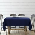 thumbnail image 2 of PiccoCasa Tablecloth Dining Table Cover for Indoor Outdoor Navy Blue 55"x80", 2 of 7