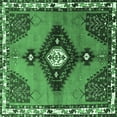 thumbnail image 1 of Ahgly Company Indoor Square Persian Emerald Green Traditional Area Rugs, 6' Square, 1 of 4