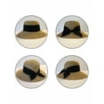 thumbnail image 2 of Summer Sun Hats for Women with UV Protection Womens UPF 50 Wide Brim Hat Bucket Hat Foldable Straw Beach Hats for Women Travel UPF 50+ Pool Adult Sun Hat,Brown, 2 of 5