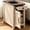 【Brown + Charging Station】, variant on Farmhouse End Table with Charging Station, Narrow Nightstand for Living Room, Small Wooden Sofa Side Table, Bedside Table with Drawer and Storage Cabinet, Wood Night Stand