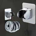 thumbnail image 4 of Bathroom Wall Mounted Shower Head Handset Holder Suction Bracket Adjustable G0J3, 4 of 9