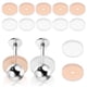 thumbnail image 4 of 20pcs sin disco perforador de extracción para el tope de aretes de silicona penetrante., 4 of 8