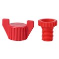 thumbnail image 4 of Juego De Tuercas Y Tornillos, Tornillos Y Tuercas De Plástico ABS Para Equipos Avícolas Con 100 Piezas Blancas Y 20 Piezas Rojas Para Fijación De Ventilación En Jaulas De, 4 of 7