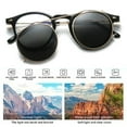 thumbnail image 4 of Conjunto de gafas de sol de viaje, gafas de sol de moda para tiro callejero, hechas de TR, metal, TAC, 4 of 5