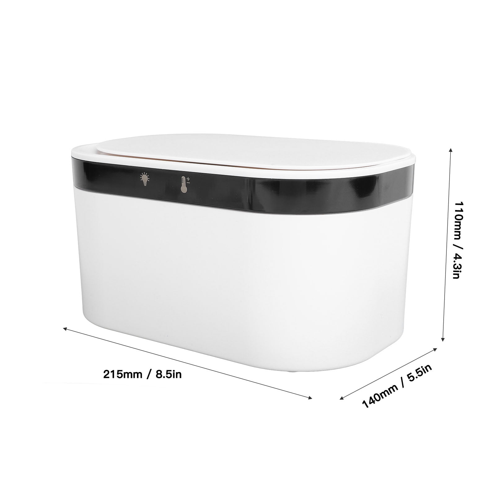 Xirurus Baby Wipe Warmer and Wet Wipes Dispenser with Night Light, White USB Powered Portable Constant Temperature Heater (8.5 x 5.5 x 4.3 inches / 21.5 x 14 x 11 cm)