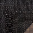 thumbnail image 4 of SAFAVIEH Natural Fiber Clara Solid Runner Rug, Black, 2'6" x 20', 4 of 7