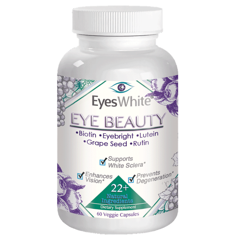 eye whitening vitamin supplement with eyebright & lutein. natural eye