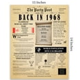 thumbnail image 4 of 56th Birthday Party Decor Poster 56 Years Ago Back In 1968, 4 of 5