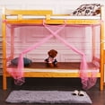 thumbnail image 4 of ziyahi Children Bunk Beds Valance Student Dormitory Insect Net Four Corner Bedding Canopy Bug Repeller Bed Curtain, 4 of 7