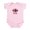 Petal Pink, variant on CafePress - Rugby Ball Body Suit - Baby Light Bodysuit, Size Newborn - 24 Months