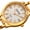 Gold/Yellow Gold, variant on Women's Quartz Diamond Gold-Tone Pink Bracelet Watch