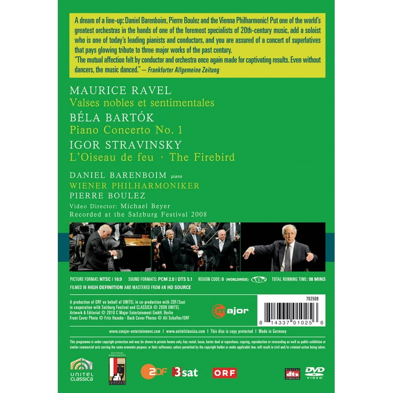 Salzburg Opening Concert: Valses Nobles (DVD), C Major