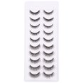 thumbnail image 1 of 10 Pairs 3D Eyelashes False Eye Lashes Makeup False Eyelashes for Cosplay, 1 of 8
