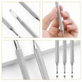 thumbnail image 3 of CATIEBYE 3Pcs Cuticle Tools for Nails Stainless Steel for Women Manicure Routine, 3 of 8