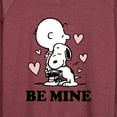 thumbnail image 3 of Peanuts - Be Mine - Women's Lightweight French Terry Long Sleeve Shirt, 3 of 6