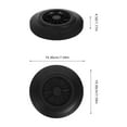 thumbnail image 2 of BESTYASH 2Pcs Trash Can Wheels Replacement Rubber Plastic Garbage Bin Accessories for Easy Mobility, 2 of 7