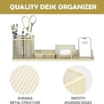 thumbnail image 3 of INTIGE Multifunctional Pen Holder for Desk, 6 Piece Mesh Desk Organizer set for Office Organization with Mail Organizer, Letter Phone Holder, 3 of 6