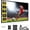 120“ Anti-light Screen, variant on 120 inch Projection Screen 16:9 Foldable Anti Light Portable Projector Movies Screens for Theater Outdoor Indoor Support Front Projection
