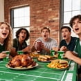 thumbnail image 4 of Football Party Decorations Kit for 24 Guests - 99Pcs Tableware with Dinner Plates, Dessert Plates, Cups, Napkins, Tablecloth & Banner, Supplies and Favors for Birthday, Tailgate, Game Day (Football), 4 of 4
