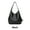 Black, variant on CCOCC Tote Bag for Women,Vintage Leather Designer Handbags for Women,Multiple Layers Bucket Bag,Coffee