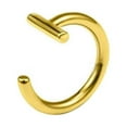 thumbnail image 1 of LEEYNEER Gold 1.0*8mm Personalized Hole-Free False Lip Studs  Lip Clips  Lip Rings  Piercing Titanium Steel  Stainless Steel Jewelry  Nose Studs  Nose Rings, 1 of 5