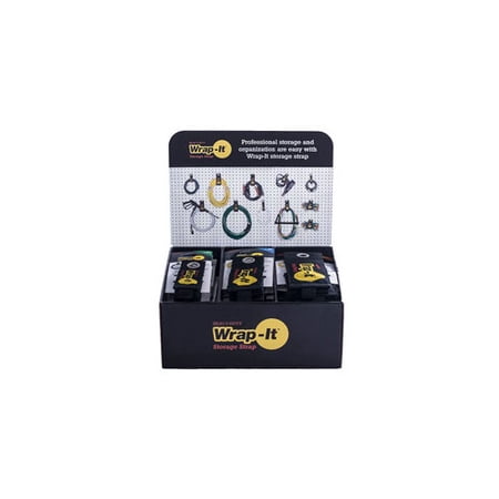 UPC 854059003105 product image for WRAP-IT TM  C360234B HEAVY-DUTY STORAGE STRAPS 36-PIECE COUNTER DISPLAY | upcitemdb.com