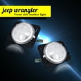 thumbnail image 2 of GTINTHEBOX Clear Lens Amber Front SideMarker Signal LED Lights For Jeep Wrangler JK 2007-2015, 2 of 10