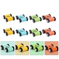 thumbnail image 3 of EeaseMX Pista de carreras de madera de 8 piezas, juguete de coche de carreras de madera para niños, juego de mesa interactivo, 3 of 7