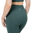 thumbnail image 5 of YITTY Active Women's Ultraluxe Crossover Kick Flare High Waist Legging, Athleisure, 4-Way-Stretch, Everpine, M, Petite | 28" Inseam, 5 of 7