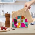 thumbnail image 2 of Yayeee Napkin Holder for Table Kitchen Paper Tissue Organization, Abstract Geometric Pattern, 2 of 8