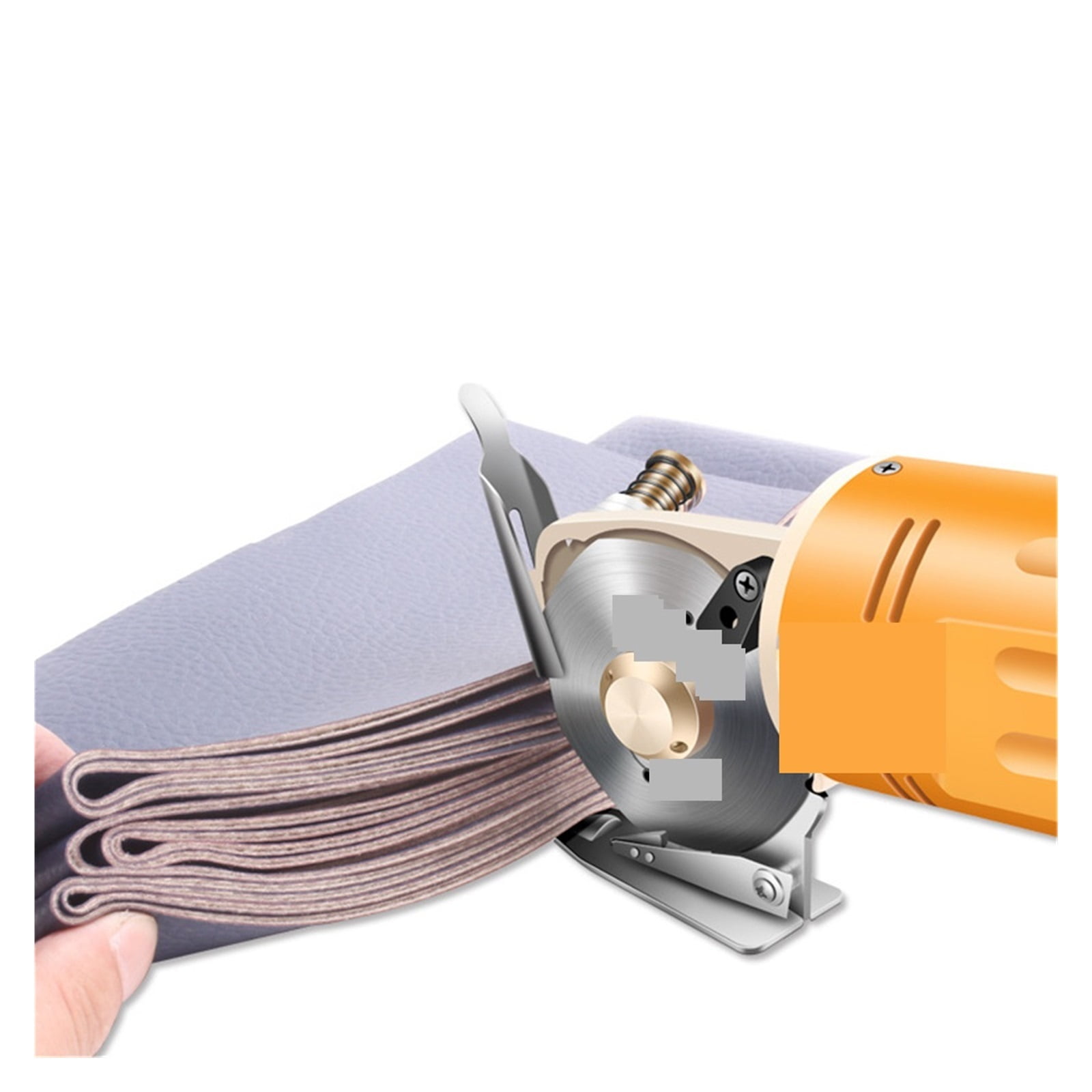 Electric Fabric Scissors Rotary Blade Fabric Tool Leather Fabric Electric Cutter Kit Cutting Saw Tool ,Sharp & Durable