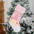 thumbnail image 2 of Calcetín Navideño Con Cuerda Colgante Calcetín Navideño De Gran Tamaño Con Decoración Interior Ligera Para El Hogar Árbol De Navidad Fiesta De Navidad Methold HA026790-02, 2 of 7