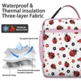 thumbnail image 4 of Ladybug Thermal Lunch Box – Reusable Cooler Bag with Carry Handle for Outdoor & Office Use, 4 of 5