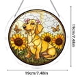 thumbnail image 3 of Acrylic Puzzles Suncatcher Window Hanging 83 Pieces Stained Glass Acrylic Puzzle Song Decoration For Women Men Mom Birthday Home Decor, 3 of 9