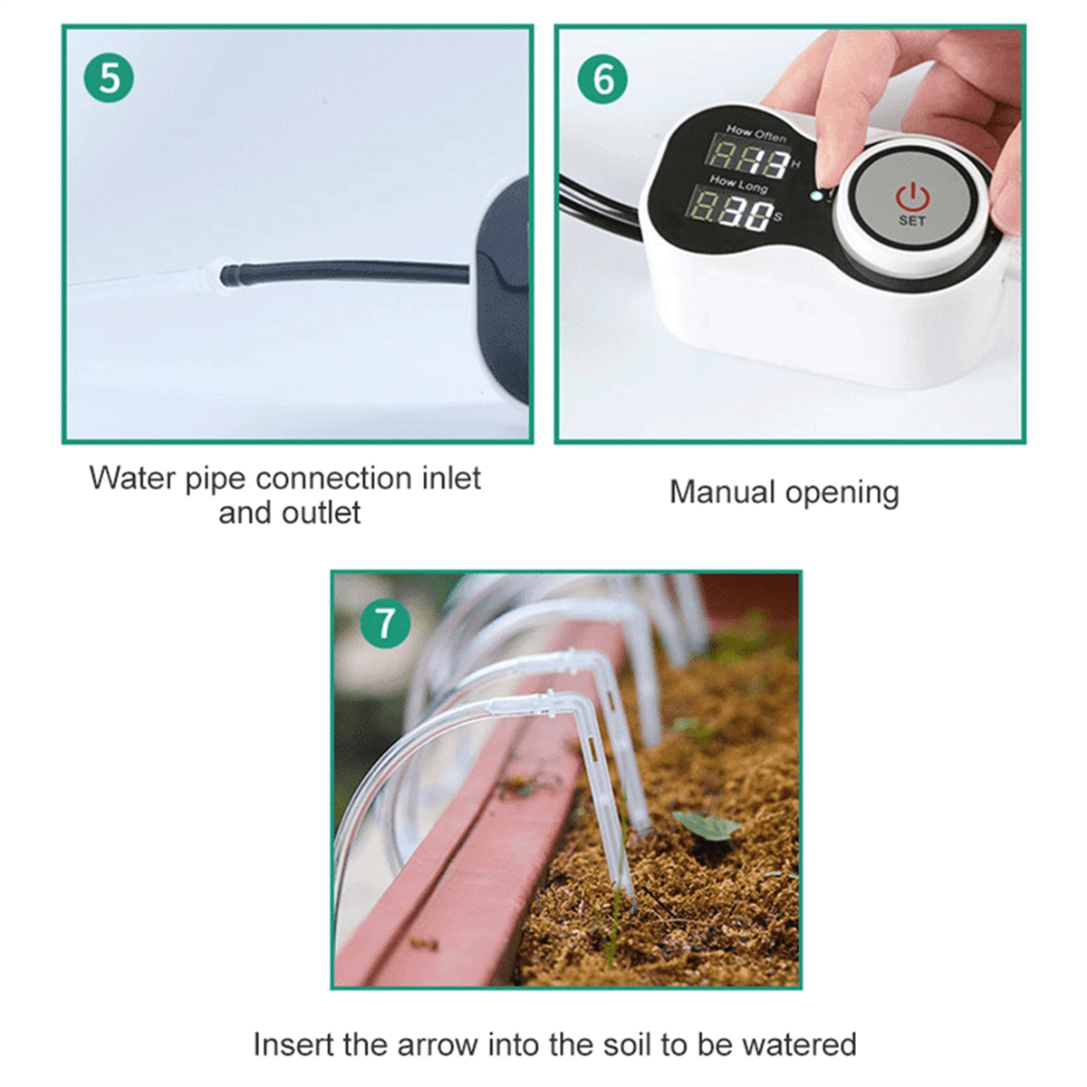 New Smart Drip System Automatic Watering Device Garden Water Pump Controller for Potted Plant Flower