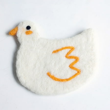 

amousa Wool Coasters- Set Of 4 Wool-Felt Cat Shape-Coasters -Gifts For Cat Lovers-Coaster Set-Funny Drink-Coasters