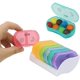 thumbnail image 1 of 1 pastillero pequeño diario AM PM durante 7 días, pequeño bolsillo, soporte para pastillas, bonito contenedor organizador de medicamentos 2 veces al día, 1 of 5