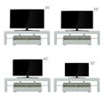 thumbnail image 3 of Living Room Furniture TV Stand Cabinet with 2 Drawers & 2 Open Shelves, 20-color RGB LED Lights with Remote My Lux Decor Round, 3 of 8