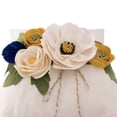 thumbnail image 4 of JWH 3D Handmade Decorative Colorful Flower Throw Pillow Covers 18x18inch Cotton Polyester Blend Flower Cushion Cover for Home Decoration, 4 of 11