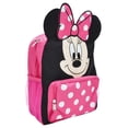 thumbnail image 1 of Girls Minnie Mouse Cargo Backpack with Bow & Ears Pink 12", 1 of 2