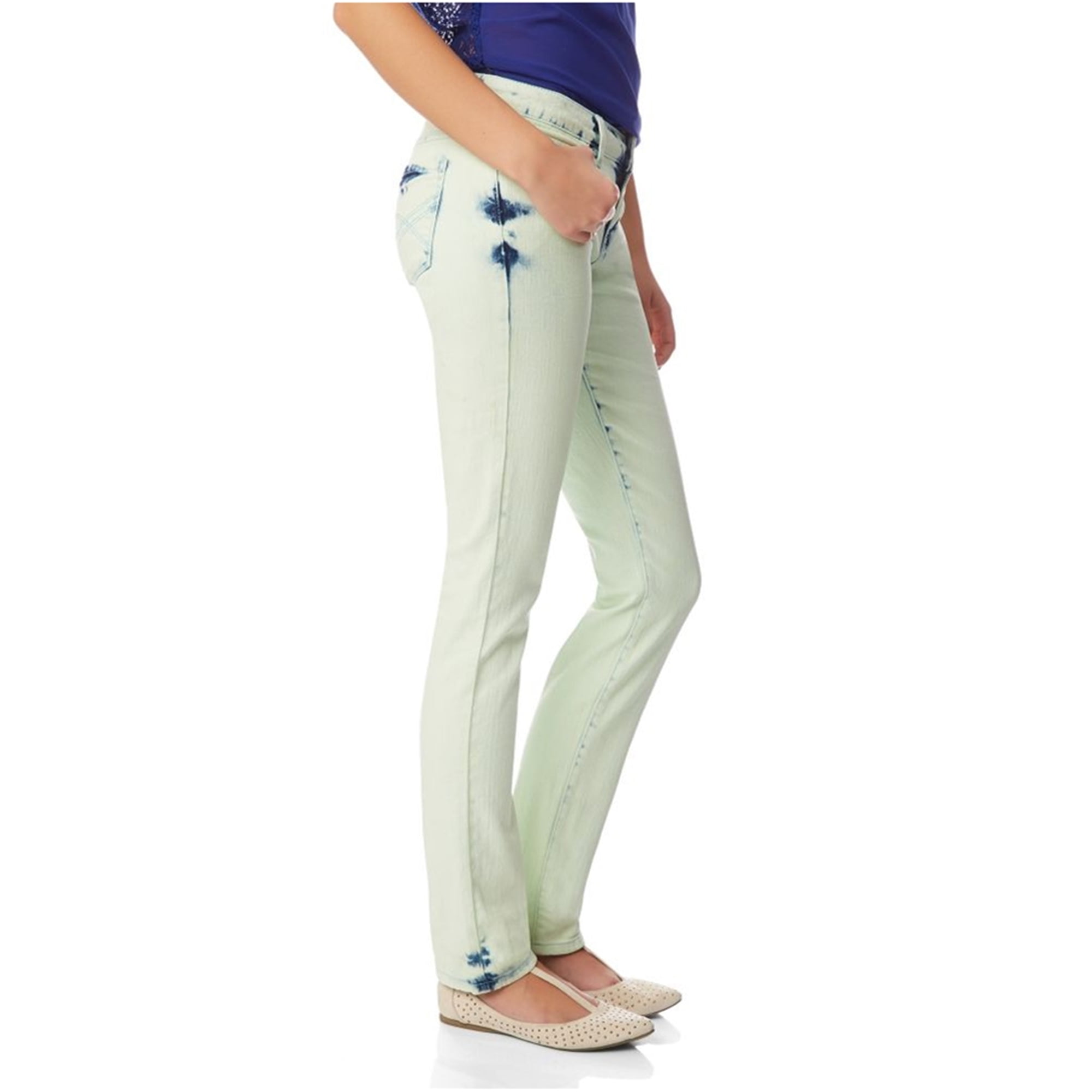Aeropostale Womens Bayla Dyed Skinny Fit Jeans