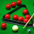 thumbnail image 4 of Plastic for Triangle English Billiard Balls Organize Sturdy Racks Snooker Black, 4 of 6