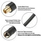 thumbnail image 5 of Adaptador de manguera de bomba de aire para inflador de neum?ticos de 7 ", extensi?n con bloqueo, conexi?n de tubo de portabrocas para v?lvula est?ndar americana sin v?lvula de liberaci?n de aire para autom?vil, bicicleta de monta?a, motocicleta Unique Bargains mandriles de llantas, 5 of 7